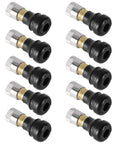 Tubeless Tire Valve Stems Vacuum Valve Kit 10 Pcs For Xiaomi M365 Pro Electric Scooter And Motorcycle, showing metal tip and rubber base