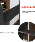Close-up of ladder pedals, widened to 8.5cm, part of the Retractable Rolling Ladder Hardware Kit With Solid Wood Ladder, 150kg load rating