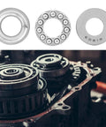 51203 Axial Thrust Ball Bearing for heavy duty machinery, showing components and installation in manufacturing equipment