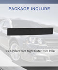 1 x B-Pillar Front Right Outer Trim Pillar for 2008–2016 Chrysler Town & Country and 2008–2020 Dodge Grand Caravan