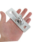 Heavy Wall Mount Gate Hinges For Barn Doors And Farm Fencing No Sweat Setup Rock Solid Operation Rust Resistant Outdoor Hardware Rack With Screws Four Pack held in hand