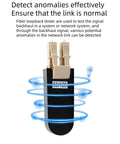 Image of Multimode LC Loopback Fiber Optic Adapter For Equipment Testing And Simulation with PEI Shell and Ceramic Sleeve.