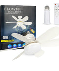 Remote Dimmable Socket Fan Light with 20.5 Inch Screw-In Ceiling Bulb Fan Combo, Extender, and Remote, Flame Retardant Build