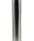 Built Tough Heavy Duty Steel Safety Bollard With Bright Chrome Plating, tall steel post with ground mount base.