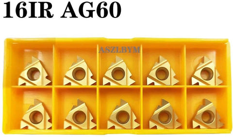SNR0013M16 CNC Lathe Internal Threading Boring Bar Kit With 11 AG60 Carbide Inserts And T15 Wrench in yellow holder