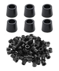Image of One Quarter Inch Quick Coupler Gasket Kit For HVAC And AC Refrigeration Hose Seals showing black rubber gaskets