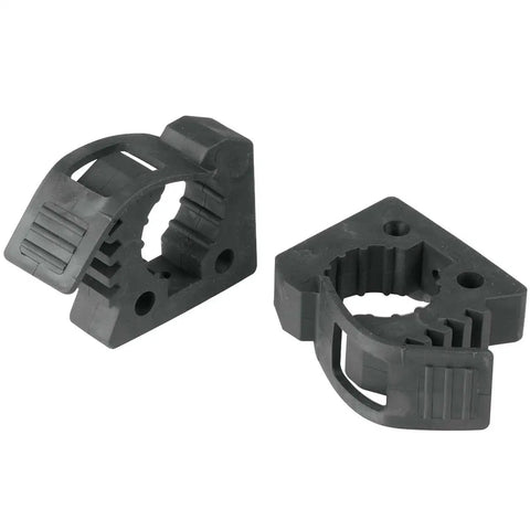 Rugged Quick Fist Clamp Mount For Tools And Gear Grips Objects From One To One And Three Quarter Inches In Diameter, two pack shown