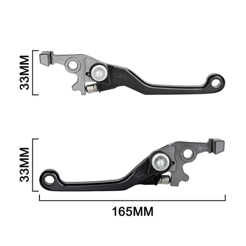 Foldable CNC Pivot Electric Dirt Bike Brake Clutch Lever For Tuttio Tutti Soleil 01 Ebike, Adjustable Reach For Maximum Comfort, Ergonomic Grip, Easy Install, Durable Black Finish, Smooth Shifting, Responsive Braking