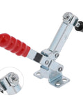 GH 11412 Toggle Clamp With Iron And Plastic Arrow Storage Case, Heavy Duty 440.9 Lb Holding Capacity, Quick Clamping Action side view