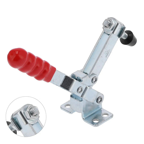 GH 11412 Toggle Clamp With Iron And Plastic Arrow Storage Case, Heavy Duty 440.9 Lb Holding Capacity, Quick Clamping Action side view
