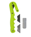 Beefy Waterproof 8 Inch Diving Line Cutter With Firm Grip Handle, Includes 2 Extra Blades, Compact Underwater Tool For Fishing, Spearfishing, And Emergencies
