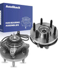 Front Wheel Hub Bearing Assemblies With ABS For 2009 2010 Ford F 150 Left And Right Two Piece Set shown with packaging