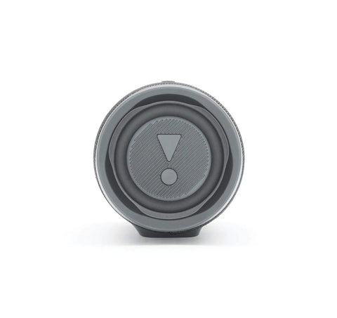 Front view of Go Anywhere Waterproof Portable Bluetooth Speaker With 20 Hour Battery Life USB Fast Charging IPX7 Rugged Gray