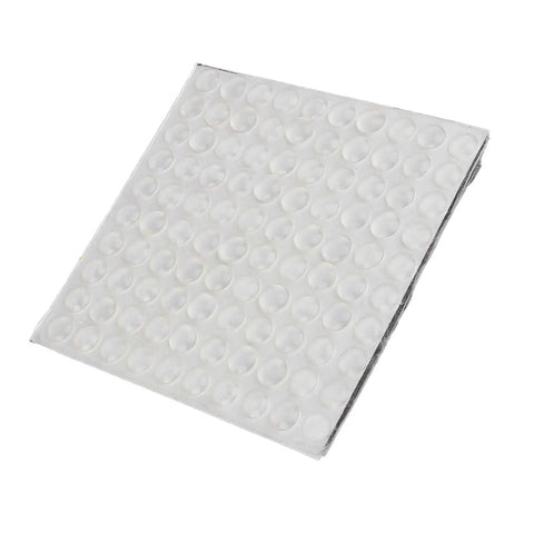 2 Inch Drawer Bumpers Set With Self Adhesive Silicone Feet For Quiet Cabinets And Drawers, 100 Count sheet of bumpers
