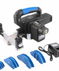 Heavy Duty Cordless Electric Tube Bender For Copper And Aluminum with adjustable tools, ideal for HVAC repair and plumbing.