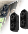 2 Pack Rubber Exhaust Hangers Heavy Duty Muffler Mounts For Chevy Silverado And Express 1500 2500 3500, OEM 25956663, mounted view