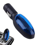 Plug In Fuel Saver For Cars And Diesel Vehicles Easy Gas Mileage Booster That Lets You Save More Fuel Instantly Works With Gas And Diesel Engines 1 Piece For All Vehicles, shown in blue and black design plugged into a car power outlet.