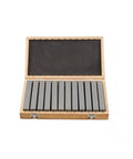 Shop Grade Alloy Steel Parallel Block Gauge Set Killer Precision CNC Milling Vise Pads 12 Pair Kit in wooden case with blocks.