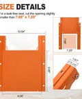 Heavy Duty Sliding Grain Gate For Ibc Tote With A Knockout Manual Flow Control Lever Built Tough From Top Shelf Alloy Steel size details with measurements.