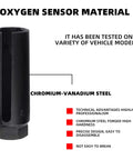 Seven Eighths Inch Offset Oxygen Sensor Socket With Side Wire Cutout 6 Point Slotted 22mm Chromoly steel, side view