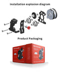 Beefed Up Extruder Gear Kit With All Metal Drive Wheel Camouflage Aluminum Housing POM Reduction Gear installation diagram and packaging