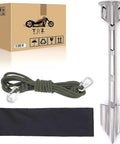 Ultra Light 17 Inch Stainless Steel Boat Anchor For Kayaks, Jet Skis, PWCs And Small Boats, Shallow Water Sand Anchor