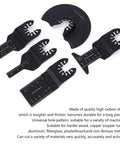33 Piece Universal Oscillating Multitool Blade Set Heavy-Duty With High Carbon Steel Blades for precise DIY cuts