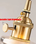 Glass Pendant Lamp Crystal Pendant Light Shade ceiling lamp adjustable brightness feature for easy light control.