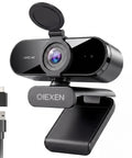 Next Level 4K Webcam With Hella Crisp 30FPS Video And Rock Solid PDAF Autofocus For Live Streamers Gamers And Vloggers Featuring Top Shelf 1080P At 60FPS And Sharp Focus Studio Grade Clarity with USB connection.