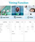 High Power 30A WiFi Smart Switch 110V 120V 240V With App Remote And Timer Plug And Play Mode for scheduling functions