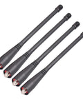 Four Your Go To Dual Band Ham Radio Antenna For 136-174MHz And 400-470MHz, Omnidirectional SMA Female, 3dBi Gain arranged in parallel