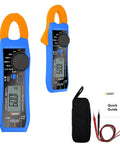 Compact Digital Clamp Meter 100A True RMS Multimeter For DIY Pros Testing AC DC Current And Voltage Plus Resistance Capacitance Diode Test And Non Contact Voltage NCV Ammeter with accessories