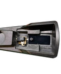 Cymbal Pedal Sensor Replacement Kit For Electric Drums With Rubber Trigger Pad shown from bottom view with switch compartment