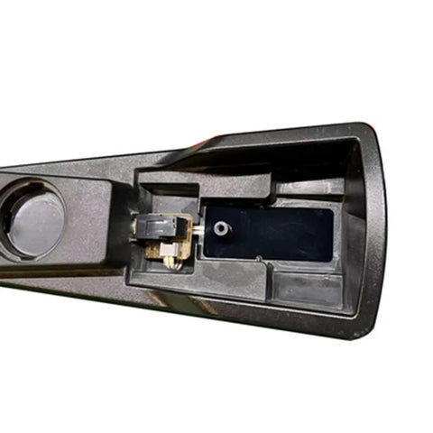 Cymbal Pedal Sensor Replacement Kit For Electric Drums With Rubber Trigger Pad shown from bottom view with switch compartment