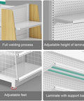 Tough As Nails Four Tier Steel Storage Rack Featuring Fully Adjustable Shelves And Max Load Capacity for kitchen garage workshop organization with adjustable components.