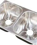 Heavy Duty 20 Gauge T304 Stainless Steel Kitchen Sink With Thick Construction Coved Corners For Easy Cleaning Channel Grooves