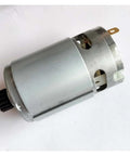 18V DC Motor With 16 Teeth Gear For Matrix Drill Compatibility, Lightweight And Rugged Build, shown in metallic finish