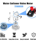 Water Softener Valve Motor Assembly Replacement Kit With Gear Housing And Wiring For Smooth Valve Drive And Precise Regeneration