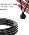 Wall Mounted Carbon Steel Garage Hooks Ev Charger Holder Anti Slip Coating Heavy Duty Storage For Power Cable with elastic band.