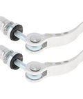 Two Pack Seat Post Quick Release Clamp Pins For Bikes M6 Quick Release Seat Clamp Bolts Bicycle Binder Screws Silver Metal