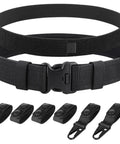 Heavy Duty 2 Inch Duty Belt For Law Enforcement With Outer And Inner Belt System Belt Keepers Ready To Roll Police Belt Setup