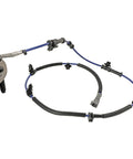 Heavy Duty Front Wheel Bearing And Hub Assembly For 2017 To 2019 Ford F 250 And F 350 Super Duty 4wd close-up with connectors and wiring.