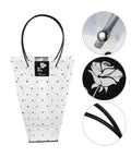 Plastic Flower Bouquet Packaging Bags With Handles For Easy No Fuss Gift Wrapping And Floral Arrangements Ideal For Mothers Day
