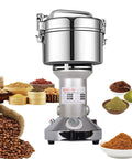 Powerhouse 2000W Grain Mill Grinder 750g High Speed Electric Stainless Steel Pulverizer for dry spices and grains