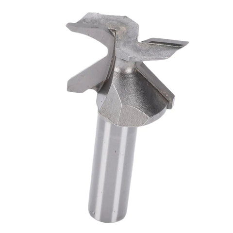 Mingzhe R18 1 Inch Carbide Router Bit For Woodworking Grooving Sturdy Tungsten Steel Shank heavy duty arc cutting tool close-up.
