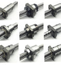 Assorted left hand ball screw nut for SFU1605 SFU2005 SFU2505 SFU3205, single ball nut, 16mm 20mm 25mm 32mm dia, 5mm pitch flange