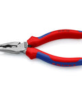 Needle Nose Combination Pliers 5.71 Inch With Soft Handle, Slim Head For Confined Spaces, Anti Twist Pointed Jaws