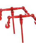 2 Pack Heavy Duty Chain Binder Five Sixteenth To Three Eighth Inch Ratchet Binder With 5400 Lbs Safe Working Load And 19000 Lbs Breaking Strength