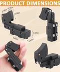 Real Tough SW77 Trigger Switch Replacement For Skil Bosch Ryobi Ridgid Worm Drive Circular Saws dimensions shown in hand.