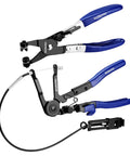 2 Piece Hose Clamp Pliers Set With 27 Inch Flexible Hose Clamp Pliers And Flat Band Pliers Removal Tool for car coolant hoses